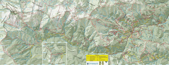 Mappa sentieri Ormea