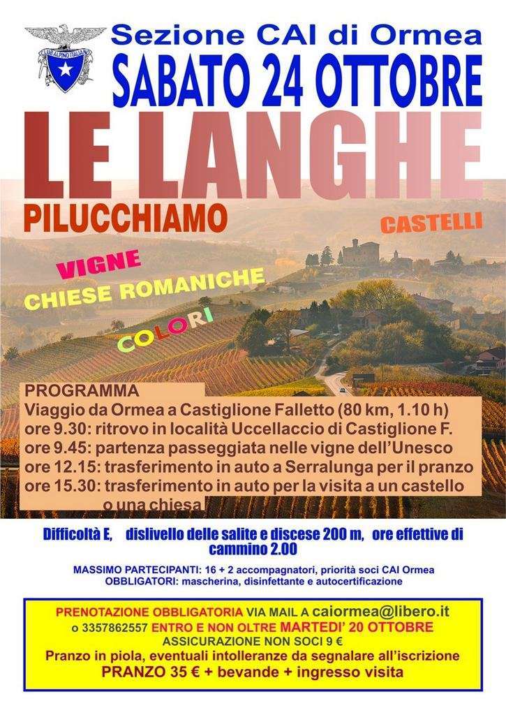pilucchiamo le langhe 24 ottobre 2020